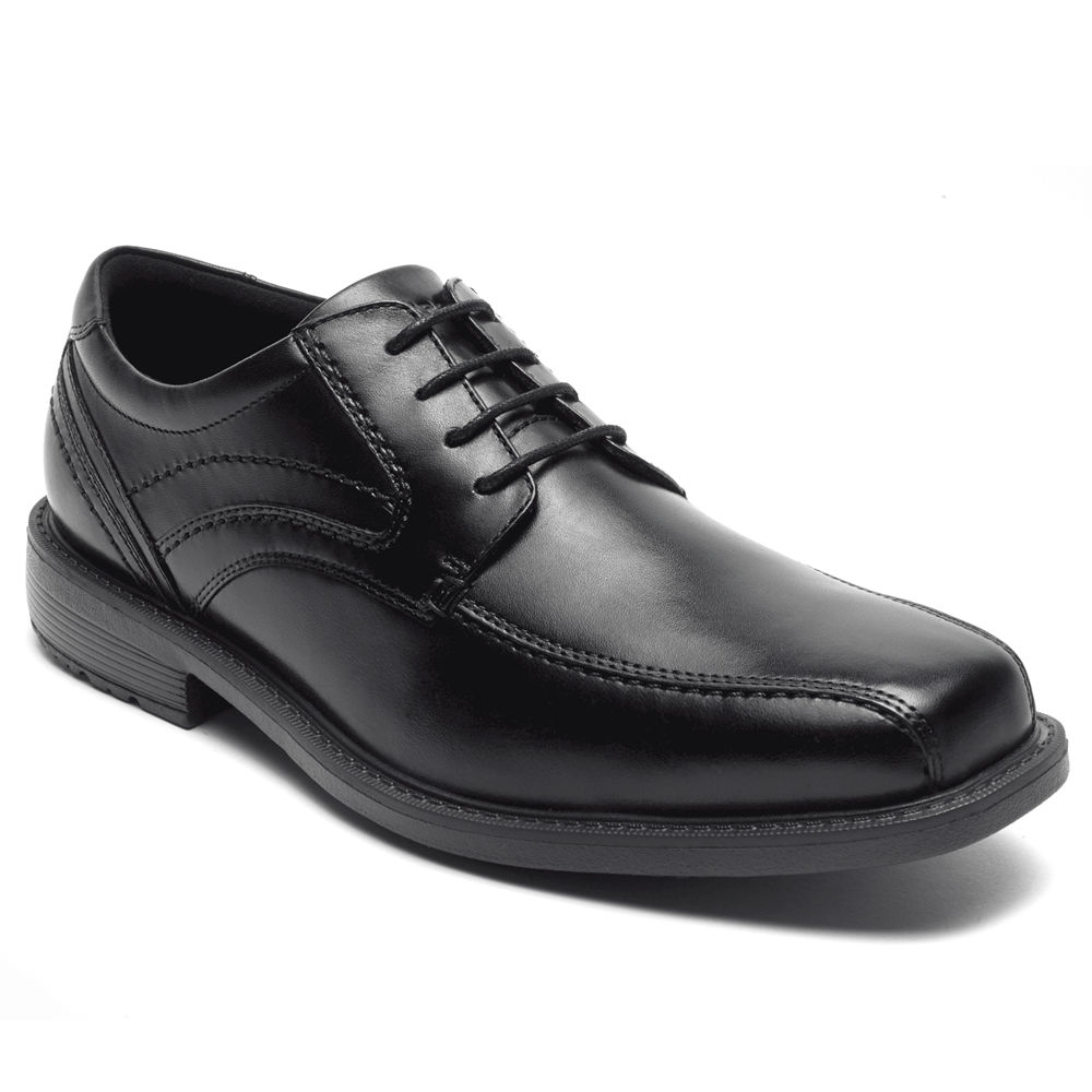 Rockport Oxfords For Mens Black - Style Leader 2 Bike Toe - DB2834950